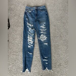 American Eagle mom jeans size 0 long